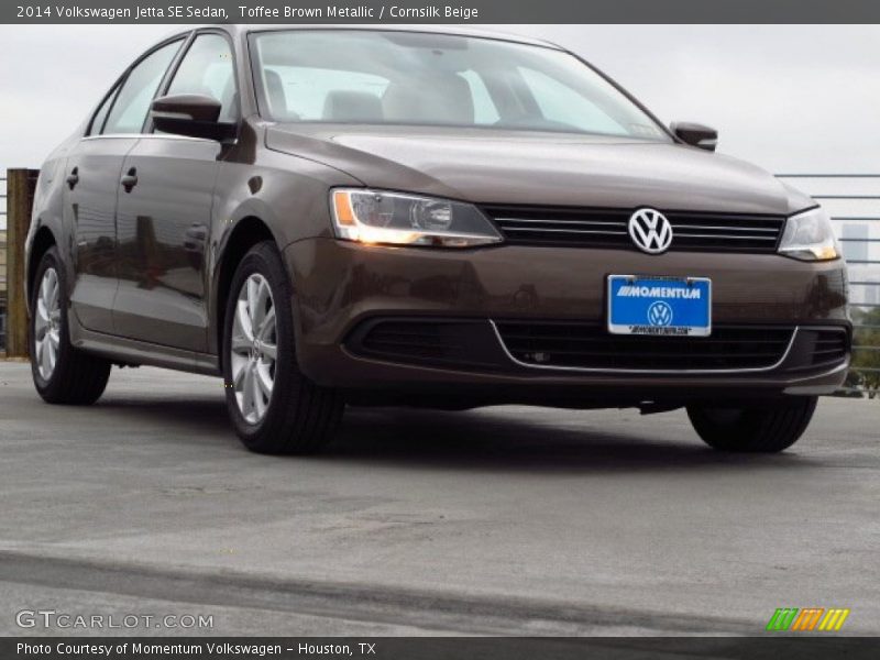 Toffee Brown Metallic / Cornsilk Beige 2014 Volkswagen Jetta SE Sedan