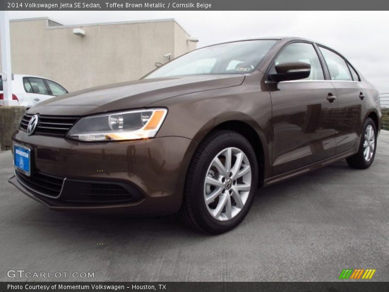 Toffee Brown Metallic / Cornsilk Beige 2014 Volkswagen Jetta SE Sedan