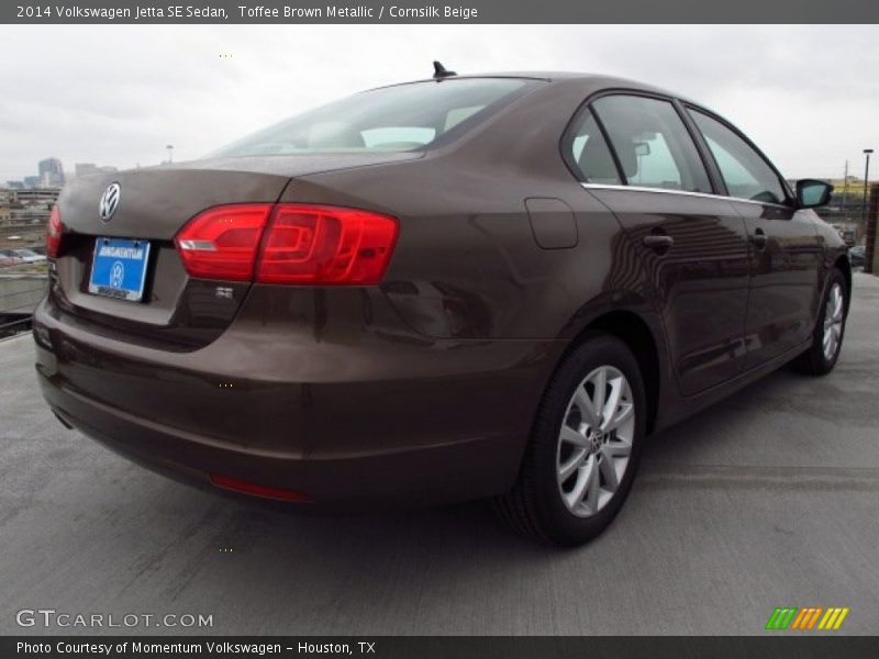 Toffee Brown Metallic / Cornsilk Beige 2014 Volkswagen Jetta SE Sedan
