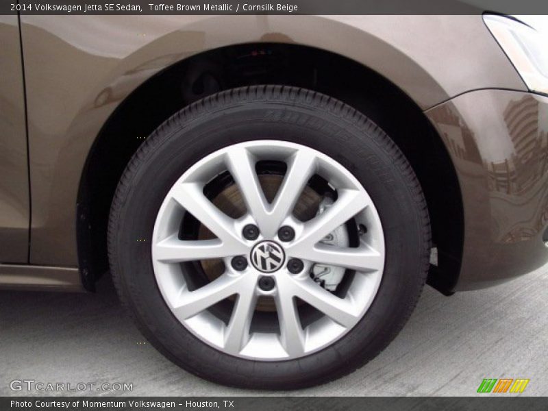Toffee Brown Metallic / Cornsilk Beige 2014 Volkswagen Jetta SE Sedan