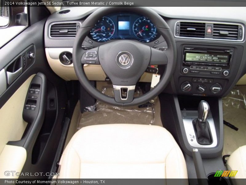 Toffee Brown Metallic / Cornsilk Beige 2014 Volkswagen Jetta SE Sedan