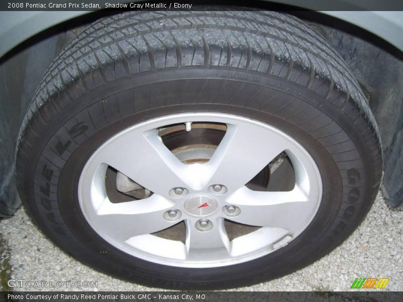 Shadow Gray Metallic / Ebony 2008 Pontiac Grand Prix Sedan