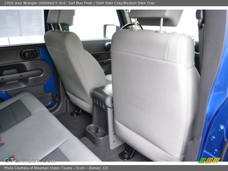 Surf Blue Pearl / Dark Slate Gray/Medium Slate Gray 2009 Jeep Wrangler Unlimited X 4x4