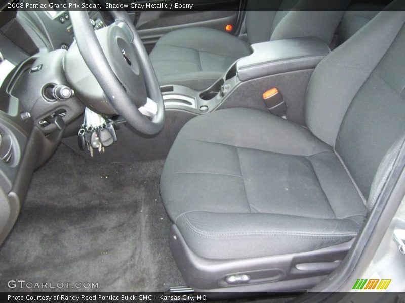 Shadow Gray Metallic / Ebony 2008 Pontiac Grand Prix Sedan