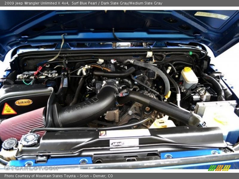 Surf Blue Pearl / Dark Slate Gray/Medium Slate Gray 2009 Jeep Wrangler Unlimited X 4x4