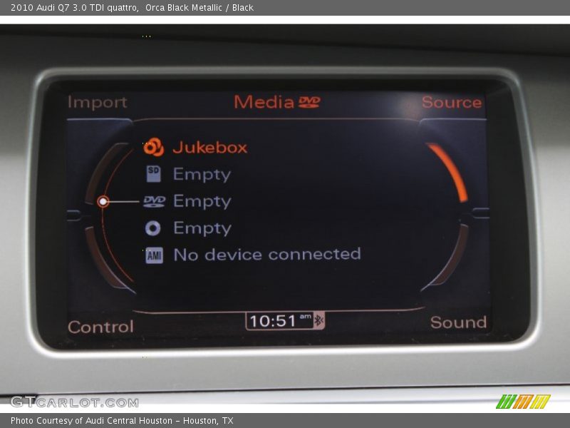 Orca Black Metallic / Black 2010 Audi Q7 3.0 TDI quattro