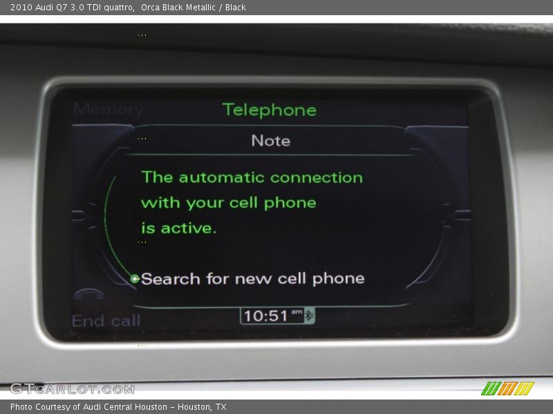 Orca Black Metallic / Black 2010 Audi Q7 3.0 TDI quattro