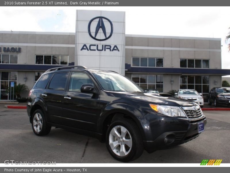 Dark Gray Metallic / Platinum 2010 Subaru Forester 2.5 XT Limited