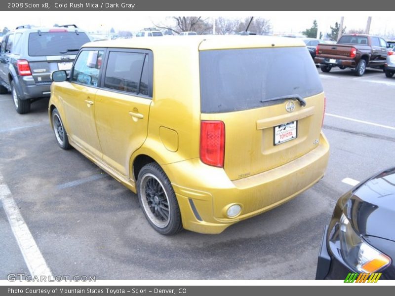 Gold Rush Mica / Dark Gray 2008 Scion xB