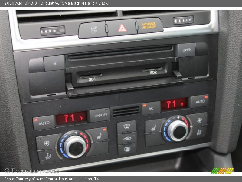 Controls of 2010 Q7 3.0 TDI quattro