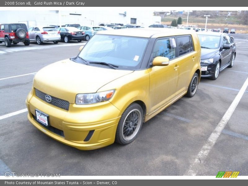 Gold Rush Mica / Dark Gray 2008 Scion xB