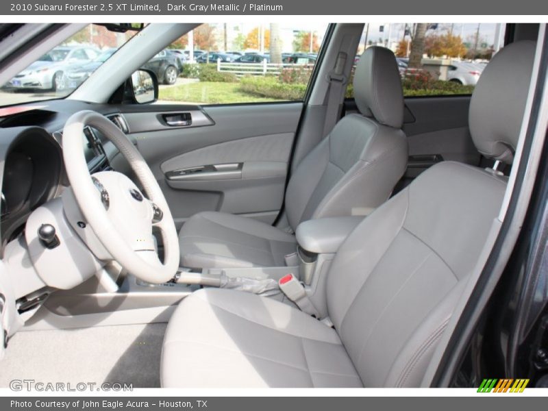 Dark Gray Metallic / Platinum 2010 Subaru Forester 2.5 XT Limited
