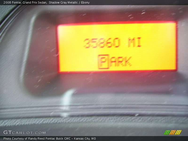 Shadow Gray Metallic / Ebony 2008 Pontiac Grand Prix Sedan