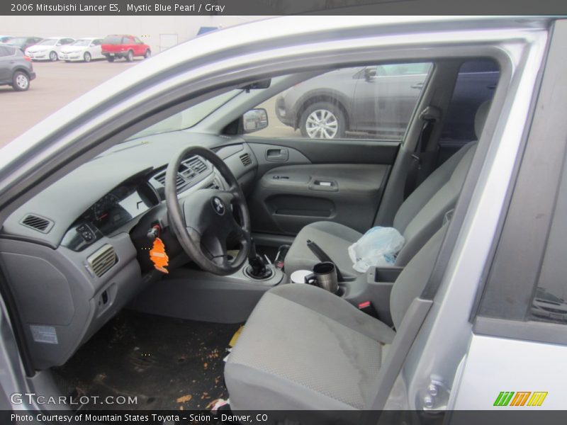 Mystic Blue Pearl / Gray 2006 Mitsubishi Lancer ES
