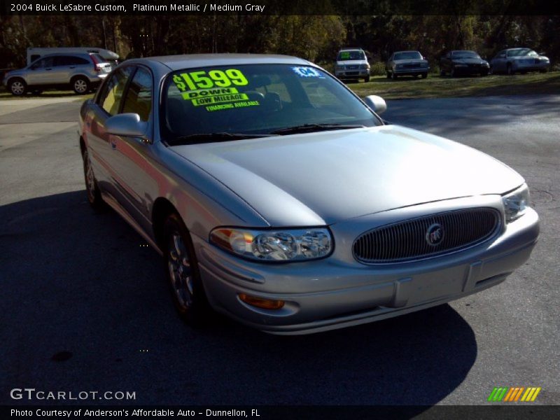 Platinum Metallic / Medium Gray 2004 Buick LeSabre Custom