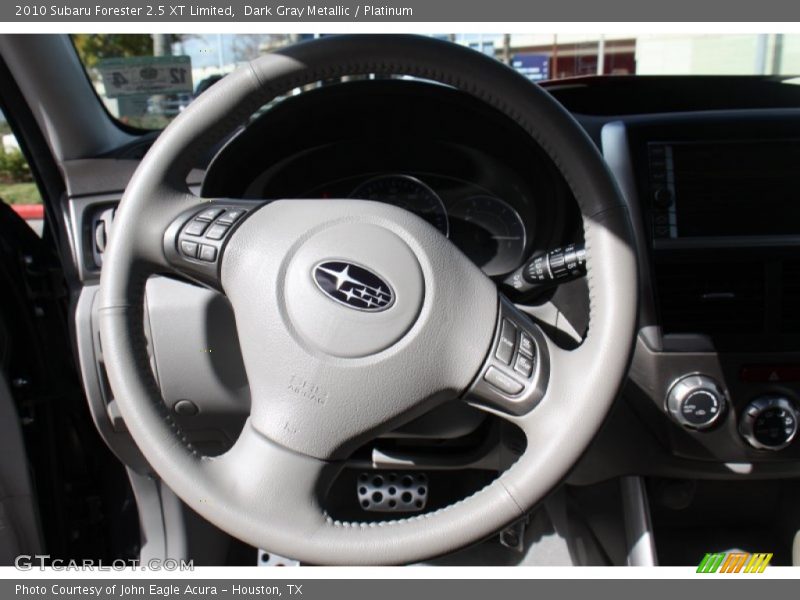Dark Gray Metallic / Platinum 2010 Subaru Forester 2.5 XT Limited
