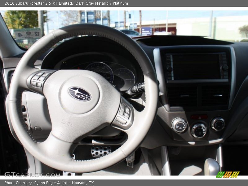 Dark Gray Metallic / Platinum 2010 Subaru Forester 2.5 XT Limited