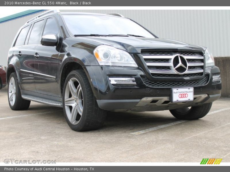 Black / Black 2010 Mercedes-Benz GL 550 4Matic