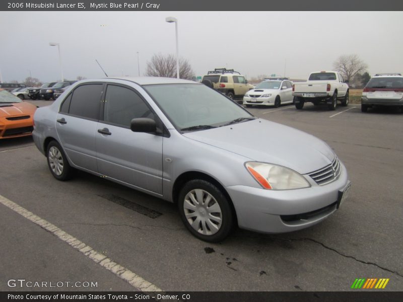Mystic Blue Pearl / Gray 2006 Mitsubishi Lancer ES