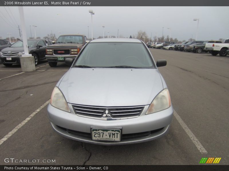 Mystic Blue Pearl / Gray 2006 Mitsubishi Lancer ES