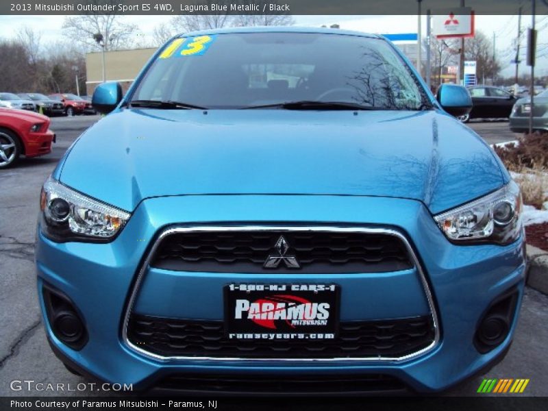 Laguna Blue Metallic / Black 2013 Mitsubishi Outlander Sport ES 4WD