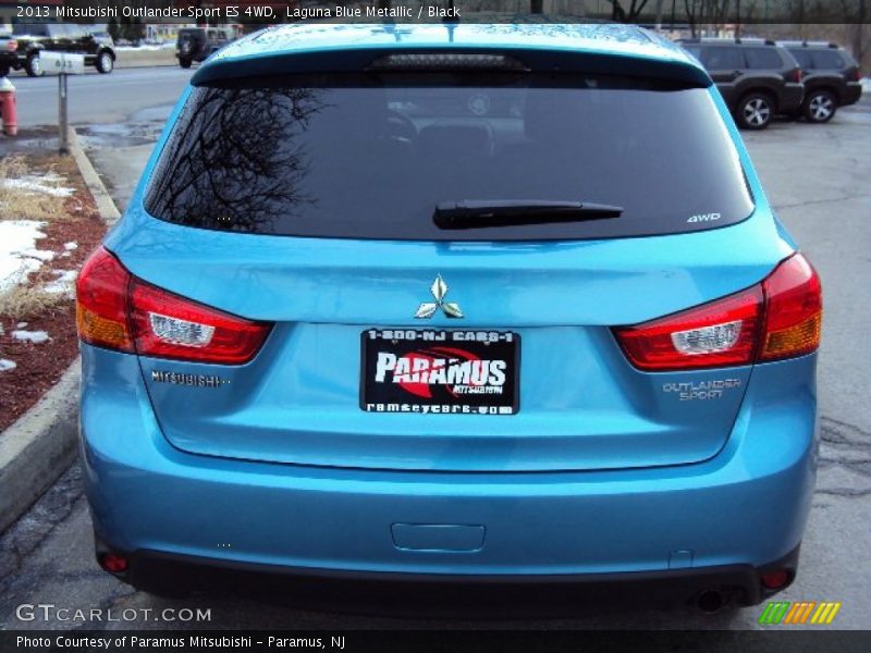 Laguna Blue Metallic / Black 2013 Mitsubishi Outlander Sport ES 4WD