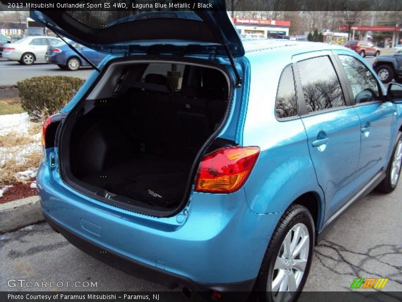 Laguna Blue Metallic / Black 2013 Mitsubishi Outlander Sport ES 4WD