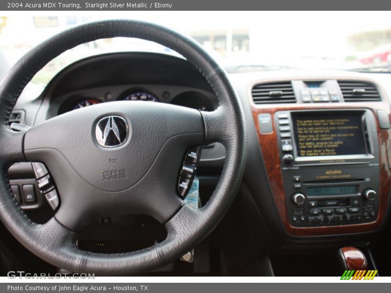 Starlight Silver Metallic / Ebony 2004 Acura MDX Touring