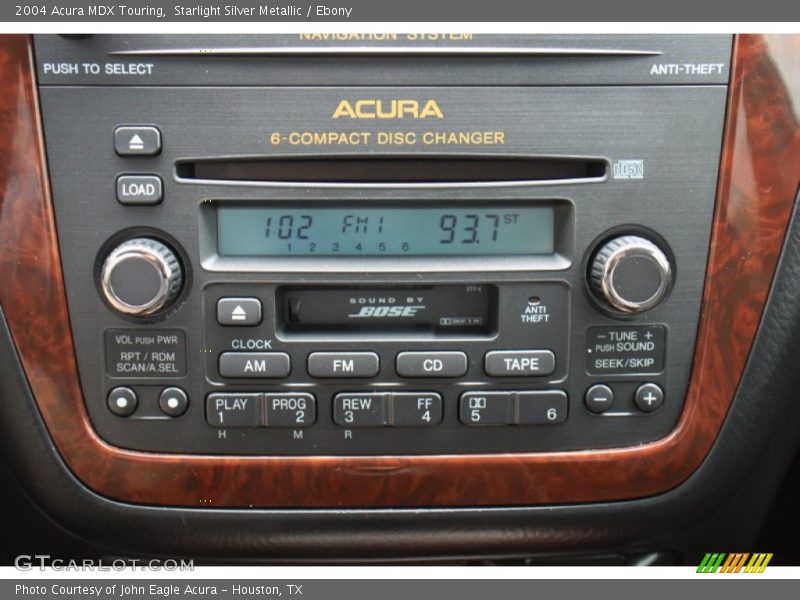 Starlight Silver Metallic / Ebony 2004 Acura MDX Touring