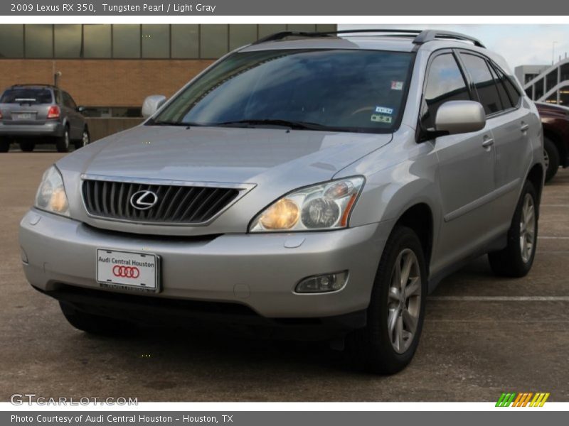 Tungsten Pearl / Light Gray 2009 Lexus RX 350