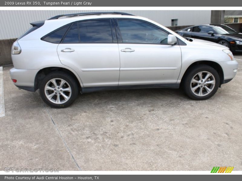 Tungsten Pearl / Light Gray 2009 Lexus RX 350
