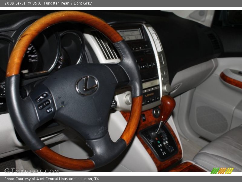 Tungsten Pearl / Light Gray 2009 Lexus RX 350