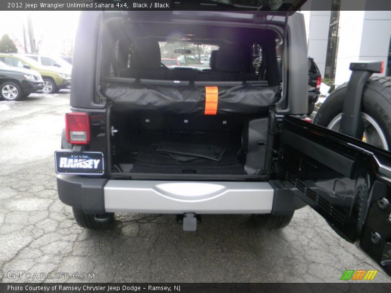 Black / Black 2012 Jeep Wrangler Unlimited Sahara 4x4