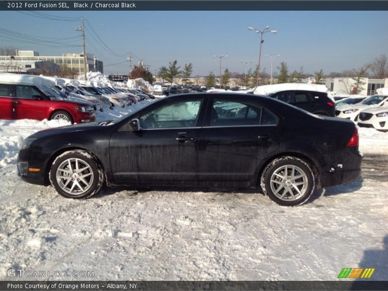 Black / Charcoal Black 2012 Ford Fusion SEL