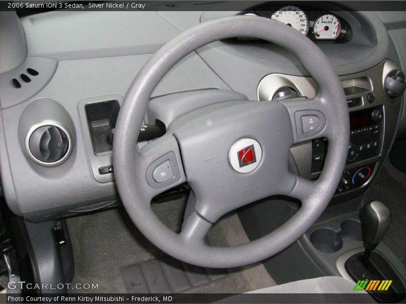 Silver Nickel / Gray 2006 Saturn ION 3 Sedan