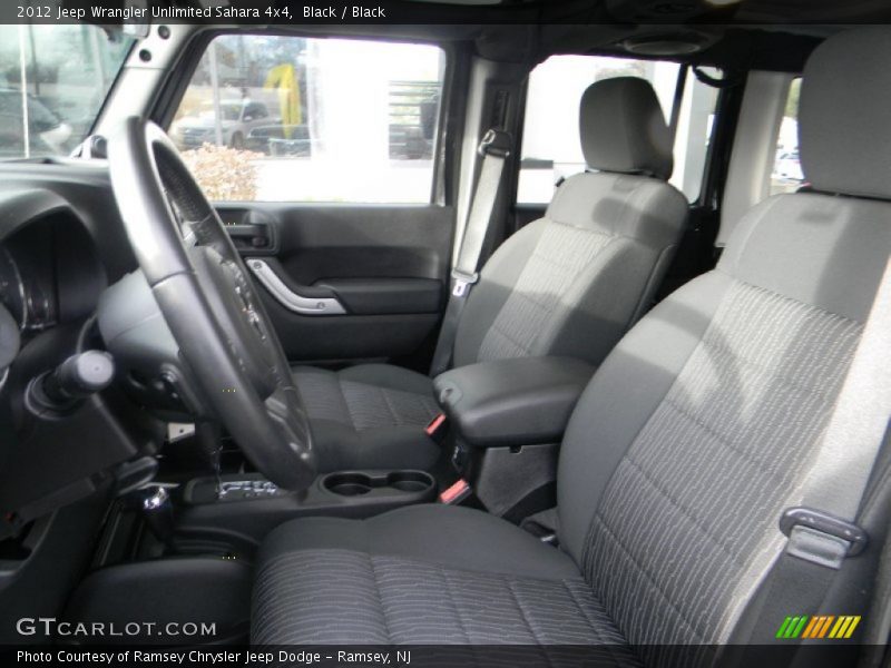 Black / Black 2012 Jeep Wrangler Unlimited Sahara 4x4