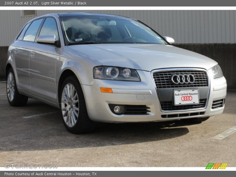 Light Silver Metallic / Black 2007 Audi A3 2.0T