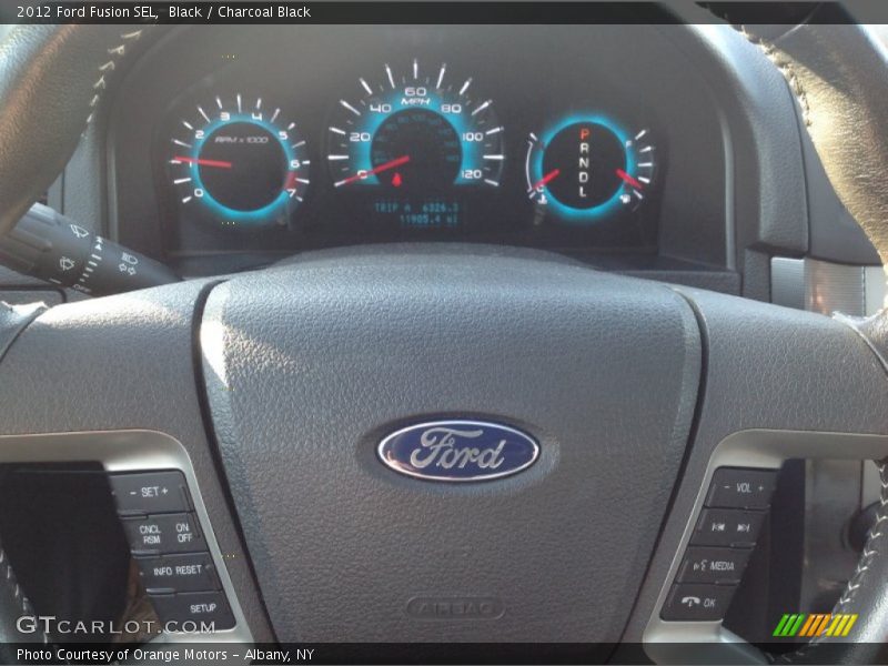 Black / Charcoal Black 2012 Ford Fusion SEL