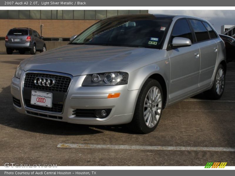 Light Silver Metallic / Black 2007 Audi A3 2.0T