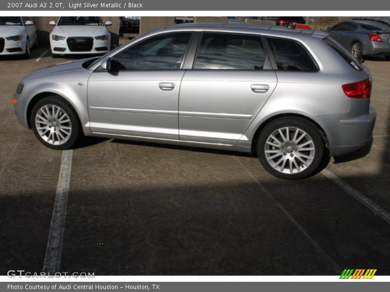 Light Silver Metallic / Black 2007 Audi A3 2.0T