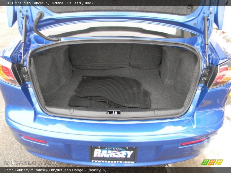 Octane Blue Pearl / Black 2011 Mitsubishi Lancer ES
