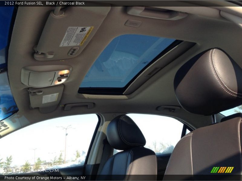 Black / Charcoal Black 2012 Ford Fusion SEL
