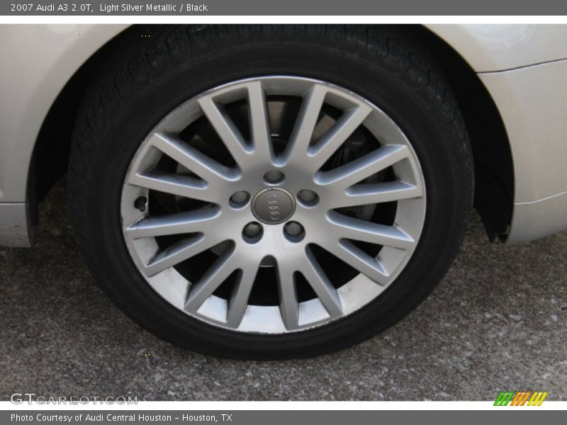 Light Silver Metallic / Black 2007 Audi A3 2.0T