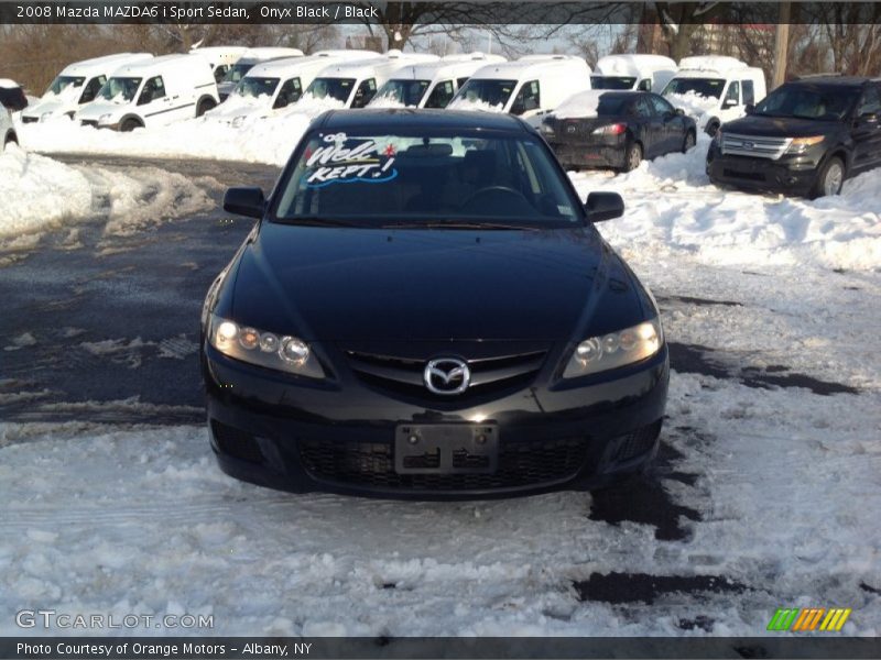 Onyx Black / Black 2008 Mazda MAZDA6 i Sport Sedan