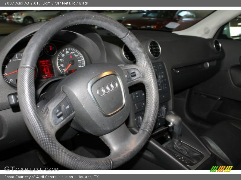 Light Silver Metallic / Black 2007 Audi A3 2.0T