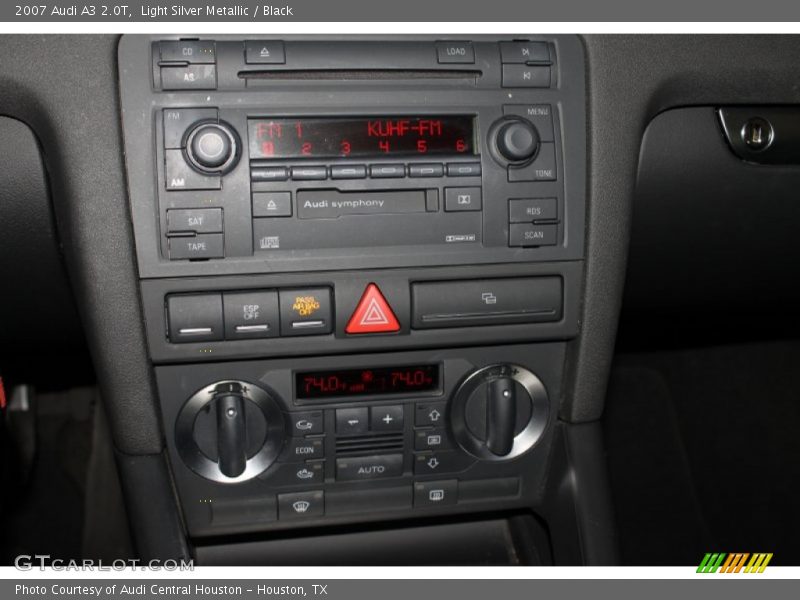 Light Silver Metallic / Black 2007 Audi A3 2.0T
