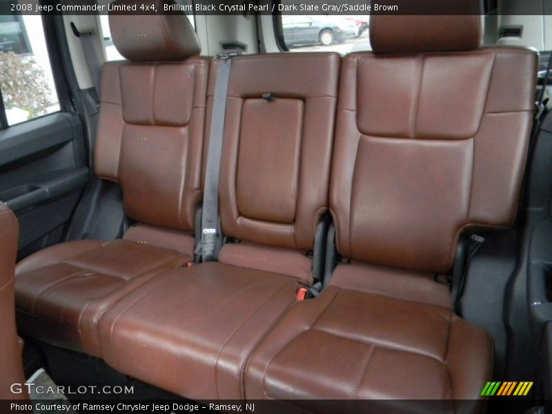 Brilliant Black Crystal Pearl / Dark Slate Gray/Saddle Brown 2008 Jeep Commander Limited 4x4