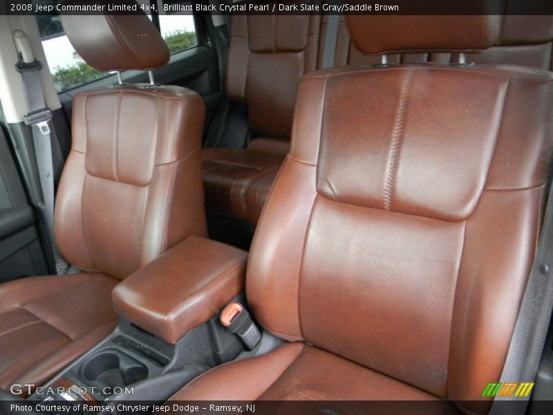 Brilliant Black Crystal Pearl / Dark Slate Gray/Saddle Brown 2008 Jeep Commander Limited 4x4