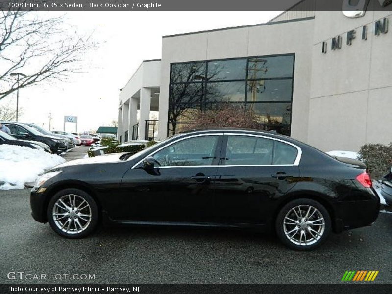 Black Obsidian / Graphite 2008 Infiniti G 35 x Sedan