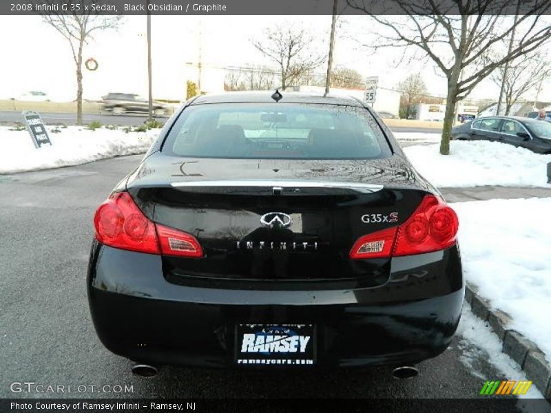 Black Obsidian / Graphite 2008 Infiniti G 35 x Sedan